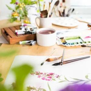 Artisanal Handmade Watercolor Paper Tiny (4.1" x 5.8")
